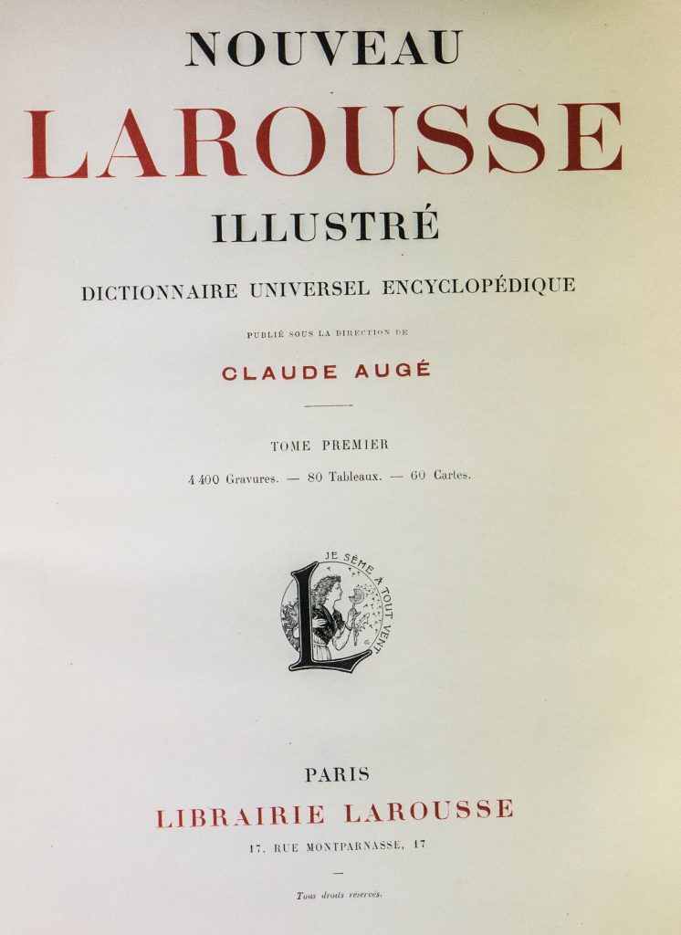 Nouveau Larousse illustré Le Dicopathe