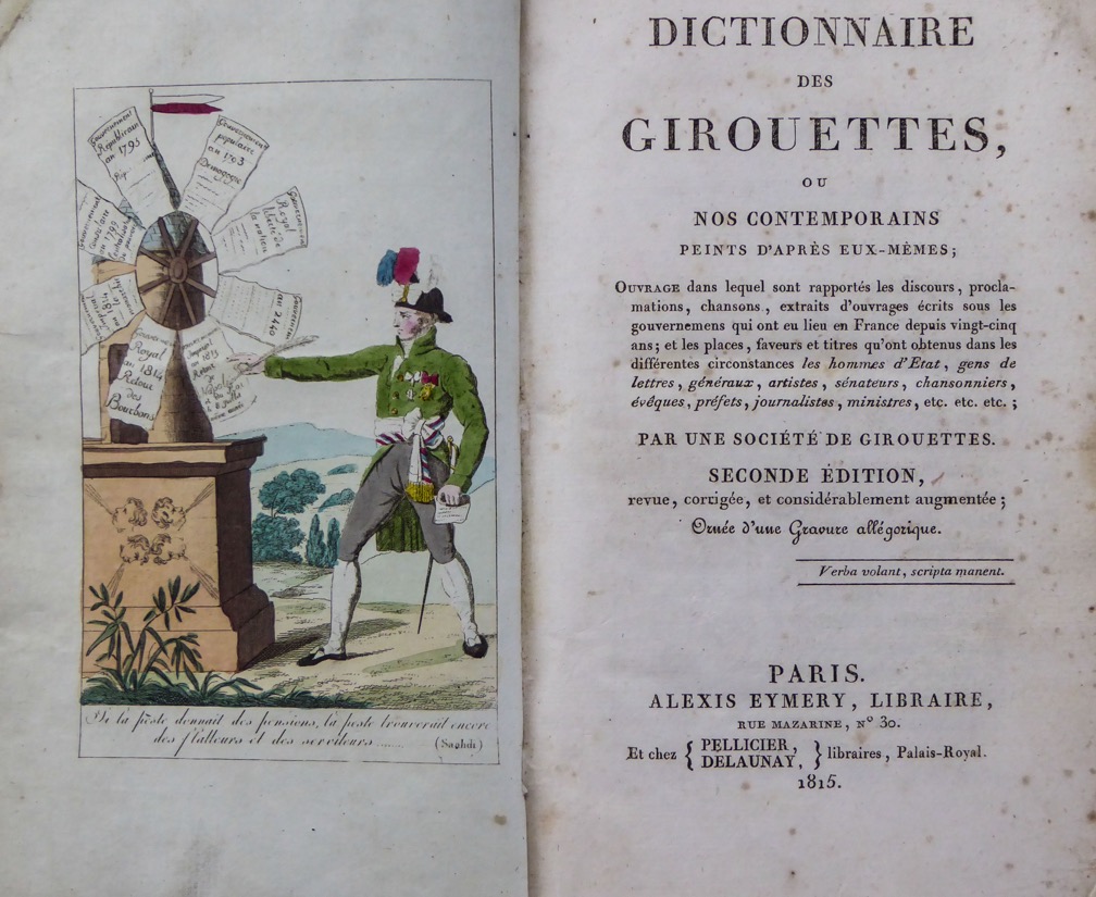 Dictionnaire des girouettes-1815 - Le Dicopathe