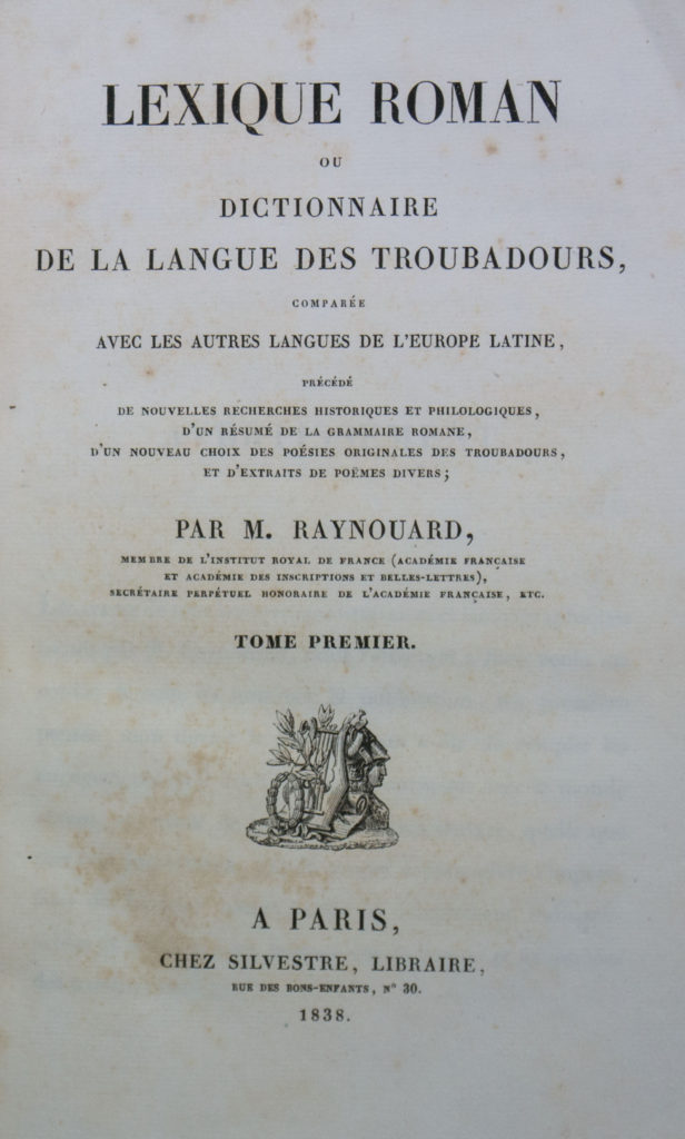 Lexique Roman Ou Dictionnaire De La Langue Des Troubadours Le Dicopathe Lexique Roman Ou Dictionnaire De La Langue Des Troubadours Le Dicopathe