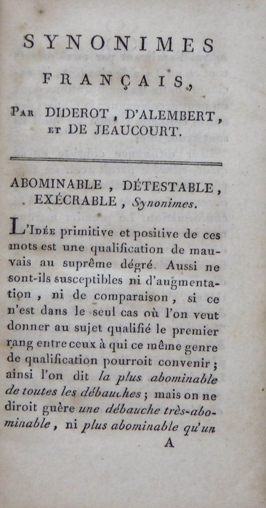 apparition synonymes français