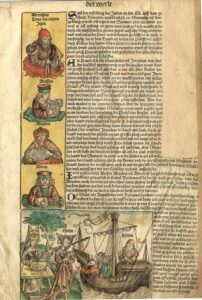 Réplique De Peinture Chroniques de Nuremberg de Hartmann Schedel (1440